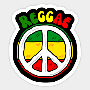 Reggae Music Sticker